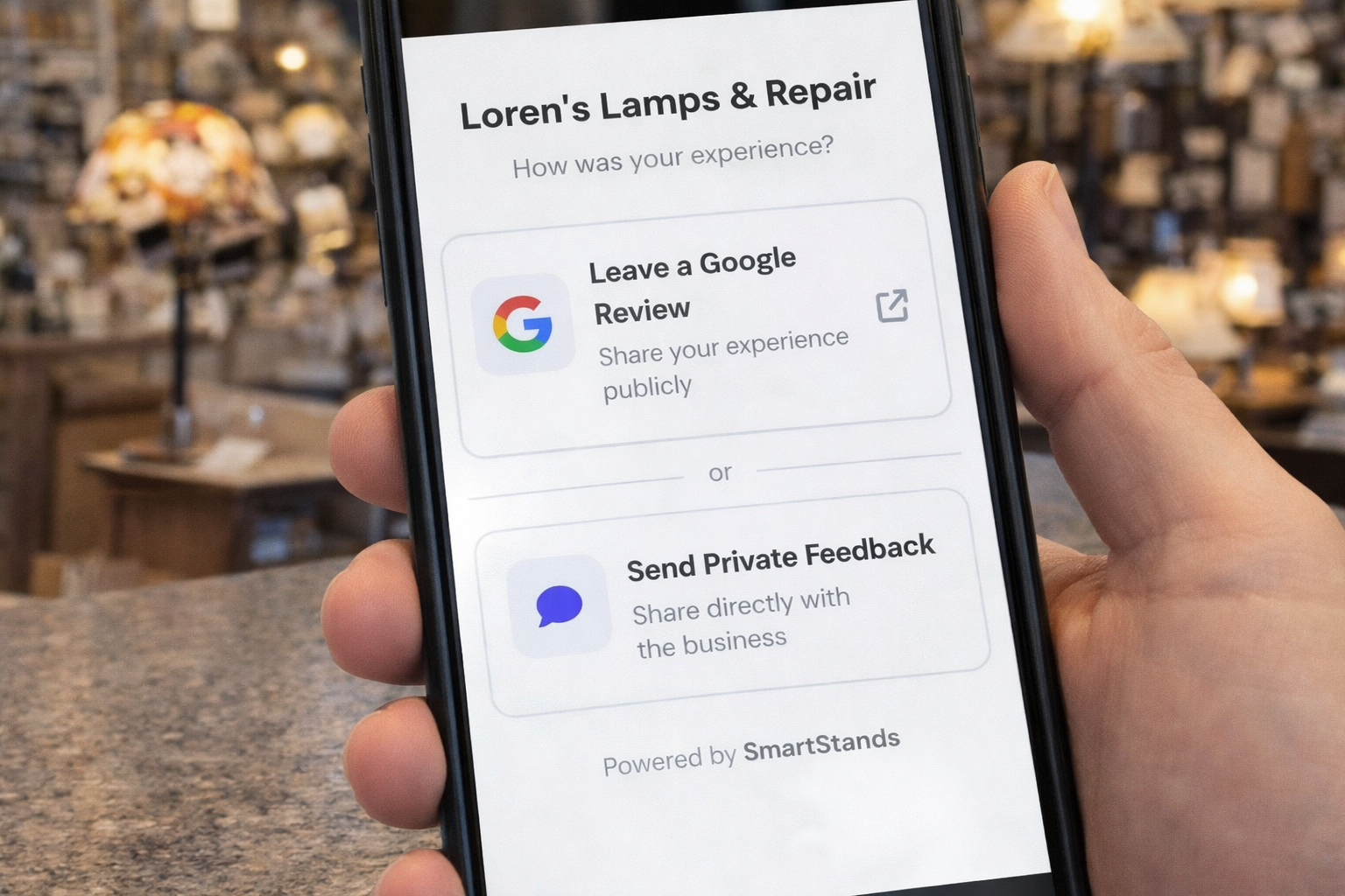 Customer scan experience
